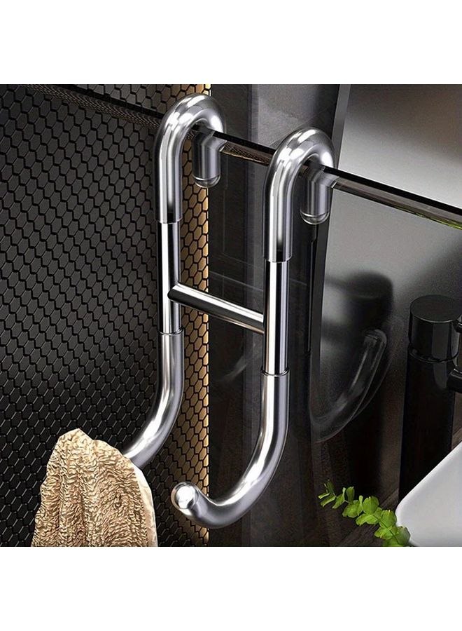 Golden Stainless Steel Towel Hook Drill Free Heavy Duty Bathroom Hanger - Image 5