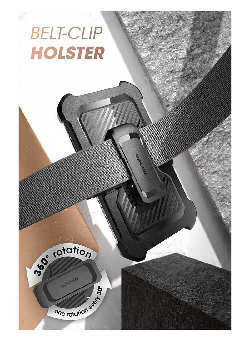 SupCase Unicorn Beetle Pro Series Case for iPhone 13 Pro Max (2021 Release) 6.7 Inch, Built-in Screen Protector Full-Body Rugged Holster Case (Guldan) - Image 5