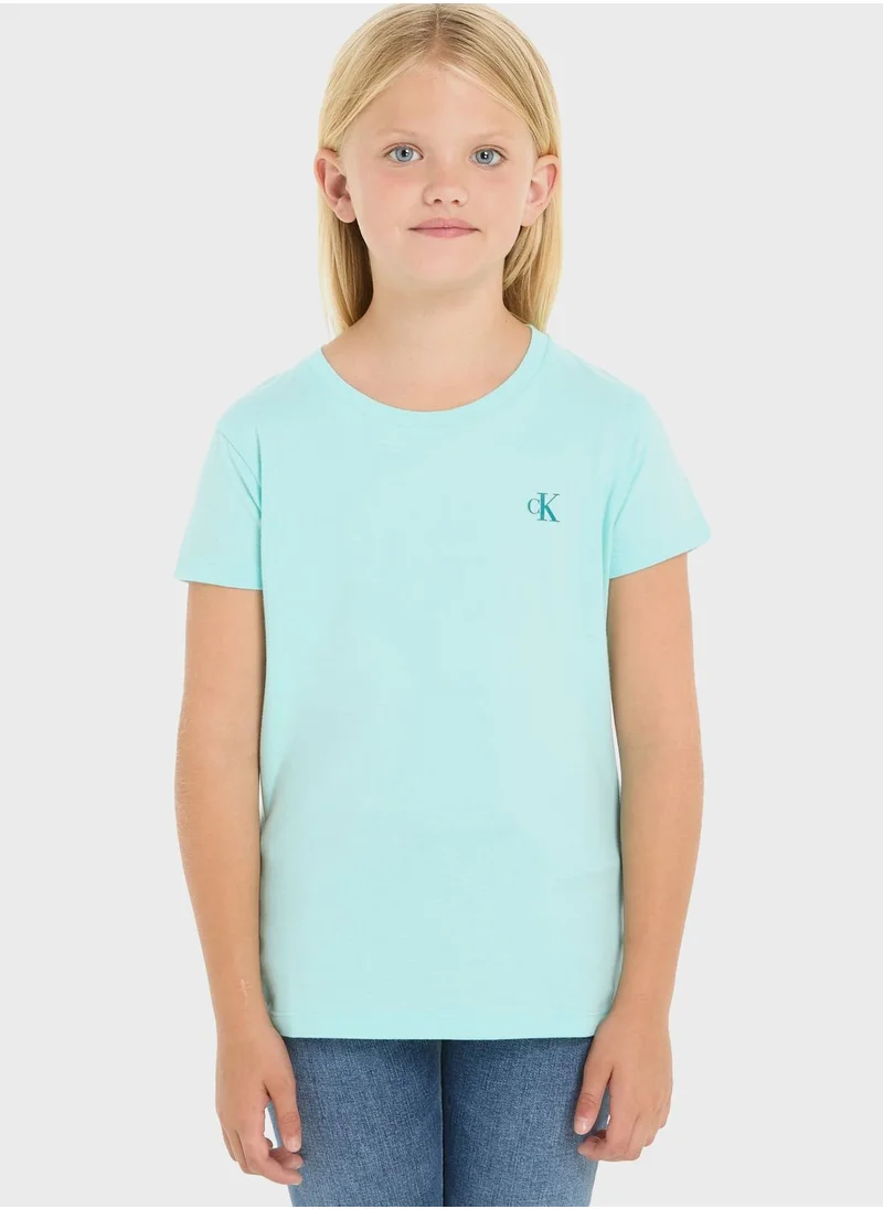 Calvin Klein Jeans Youth 2 Pack Monogram T-Shirt