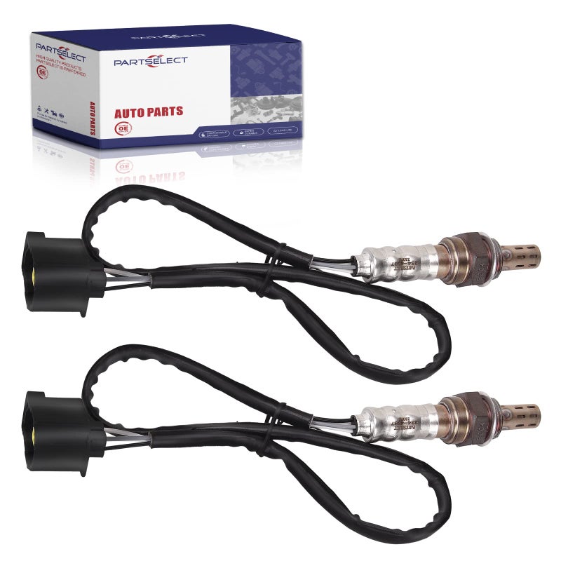 PARTSELECT 2PCS 2344587 Oxygen Sensor Upstream or Downstream Replacement for Dodge Dakota Durango Nitro for Ram 1500 2500 3500 for Jeep Wrangler Grand Cherokee for Chrysler 300 56029049AA