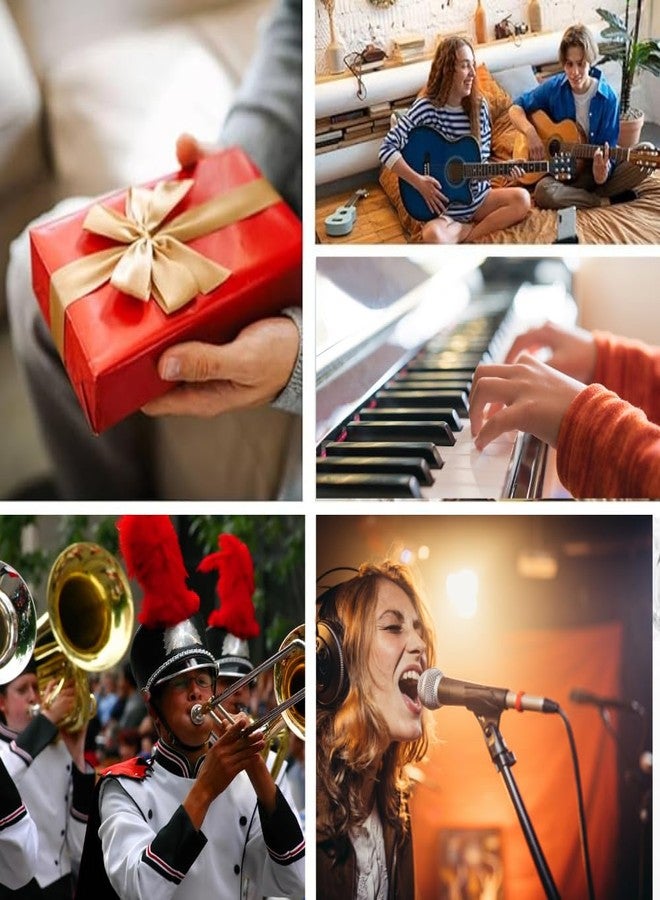 إنفينيتي كوليكشن سلسلة مفاتيح موسيقية من مجموعة إنفينيتي - سلسلة مفاتيح "آمنت بقدرتها ففعلت" مع تعليقة مفتاح صول، مجوهرات لمحبي الموسيقى، والنساء، والمراهقات، والفتيات - Image 4