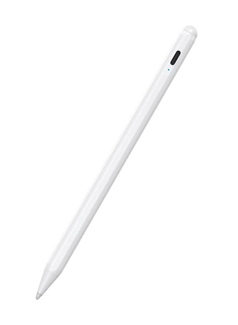 ELTRAZONE Capacitive Stylus Pen For Phone Tablet Touch Screen Pen for Android/IOS Apple iPad Tablet Samsung Stylus Pen Touch Pencil Draw (White) - Image 1