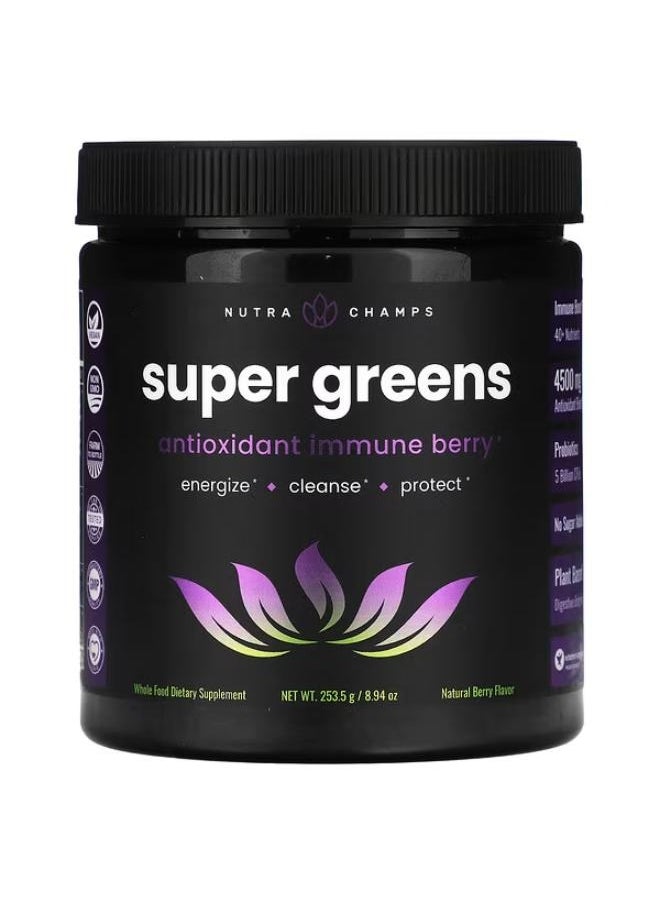 Super Greens, Natural Berry, 8.94 oz (253.5 g) - pzsku/Z77D375ACE0945FD31927Z/45/_/1711619230/f5f76208-02bd-46f2-9a3f-b910e2e139f5