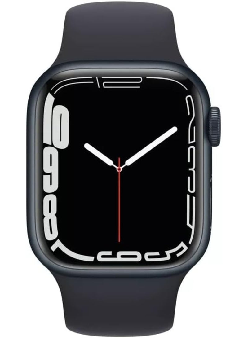 Apple Renewed - Watch Series 7 GPS Cellular, 45MM Space Black Titanium Case with Black Sport Band Space Black Titanium - Image 2