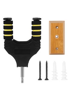 Thoraya Guitar Wall Hook Guitar Wall Mount Hanger Hook Guitar Hanger Wooden Holder Hanger Multifunction Hanger for All Size Acoustic Electric Bass Guitars  - Image 5
