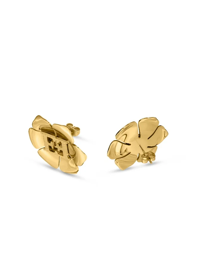 ESCADA Ava Small Flower Logo Earrings for Women
