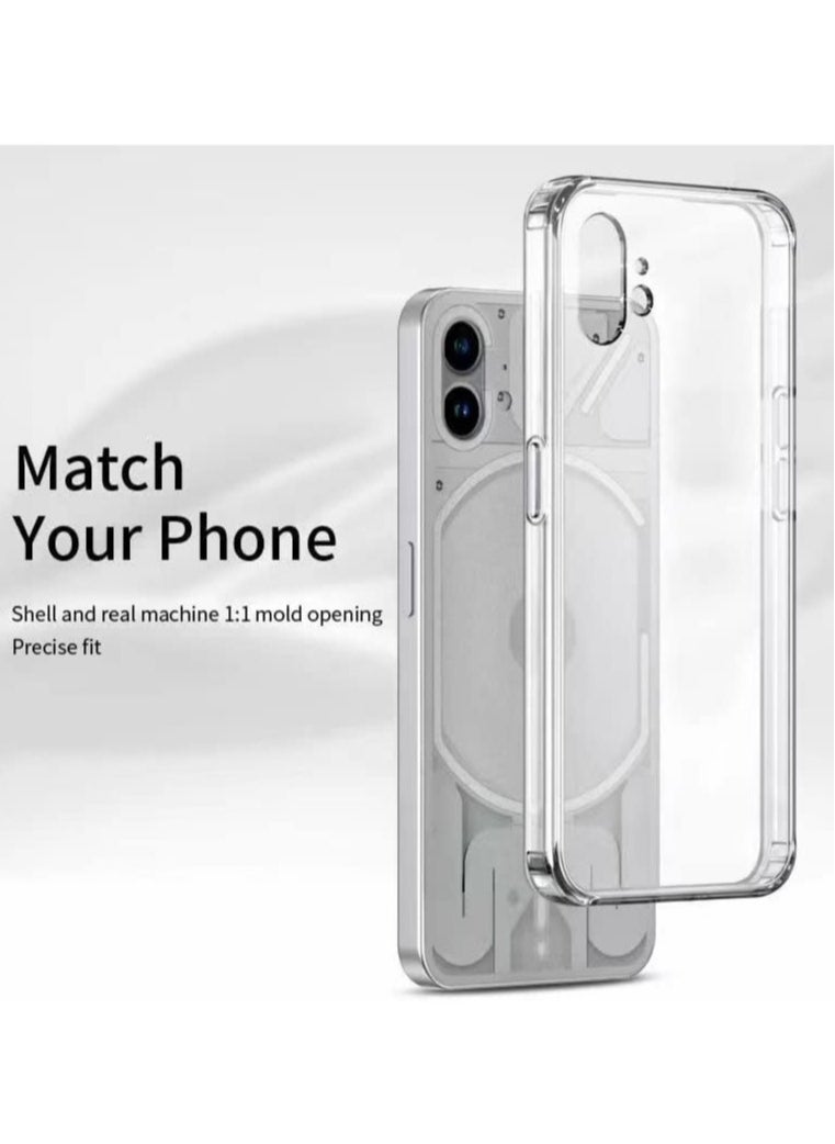 Raxoom Case for Nothing phone (1), Ultra Silm Soft Cover , Anti-Scratch cover for Nothing phone (1) - Transparent - Image 5