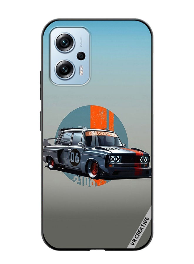 VR CREATIVE Protective Case Cover For Xiaomi Poco X4 GT Racing Car Design Multicolour - Image 1