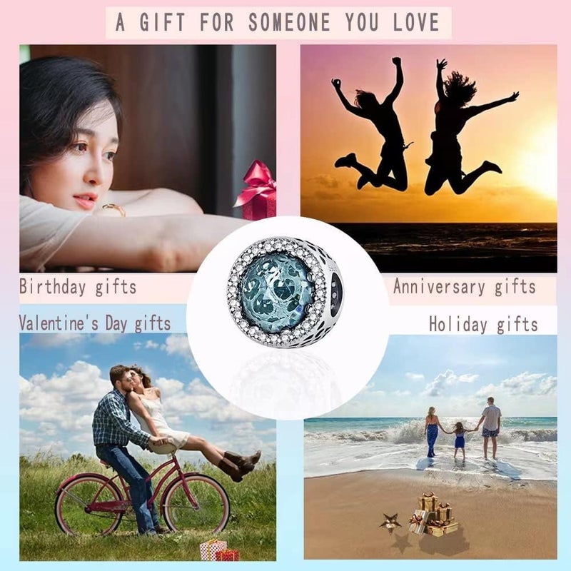 Excefore Charm for Bracelets, 925 Silver Beads for Women's Bracelets & Necklaces Dangle Pendant for Mother's Day - Image 4