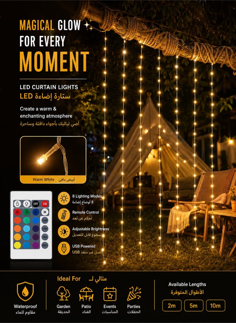 شريط إضاءة LED RGB، شريط إضاءة LED 5050 متعدد الألوان ومتغير الألوان، يعمل عبر USB، مع جهاز تحكم عن بُعد، مقاوم للماء، إضاءة ديكور DIY متعددة الألوان للأجواء، مثالي لغرفة النوم، غرفة الألعاب، التلفزيون، المكتب، تزيين الجدران والديكور المنزلي، 2 متر / 5 متر / 10 متر - Image 3