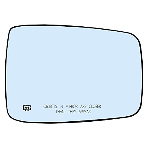 SKARUMMER Passenger Right Side Heated Mirror Glass Replacement for 2009-2018 Dodge Ram 1500 2500 - Side View Heated Convex Mirror Glass with Rear Holder, Replace 68079363AA, 68050299AA - Image 1