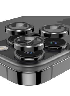 Designed for iPhone 14 Pro Max Camera Lens Protector, for iPhone 14 Pro Camera Lens Protector, Individual Metal Anti Scratch HD Clear Case Friendly Tempered Glass Camera Cover, 1 Set