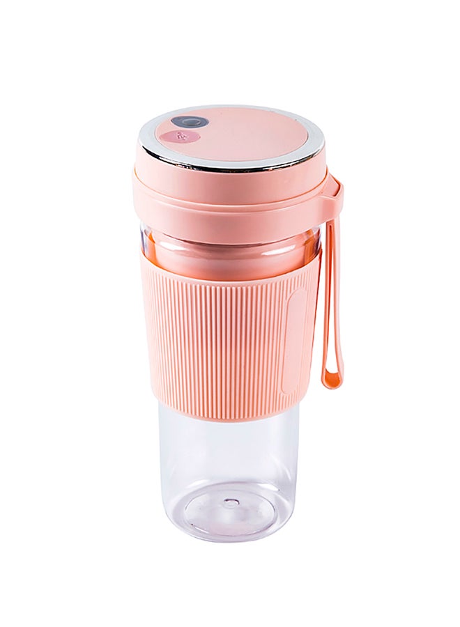 Flash Hawk Electric Blender And Portable Juicer Cup 400 ml 50 W ZS-002 Pink/Clear - Image 1