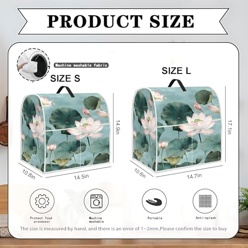 BVBOX Mixer Dust Cover for 68 Qt Stand Mixer Cloth Cover with 2 Storage Pockets for Stand Mixer Protective Covers Large for 68 Quart Mixer - Image 3