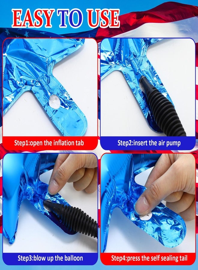 هونغداو مجموعة بالونات يوم المحاربين القدامى من هونغداو، 12 بوصة، بالون أمريكي أزرق أحمر أبيض، شكرًا لك أيها المحارب القديم على موضوع وطني مستقل، ديكورات تذكارية ليوم الرابع من يوليو، لوازم الحفلات (يوم المحاربين القدامى) - Image 3