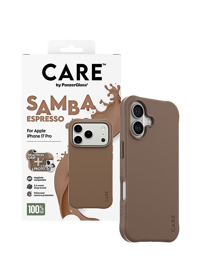 PanzerGlass CARE Fashionable Case Samba with MagSafe iPhone 17 Pro - Espresso - Image 2