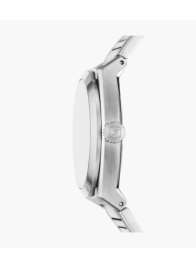 FOSSIL Men Everett Three-Hand Date Stainless Steel Watch FS6054 - 42mm - Image 2