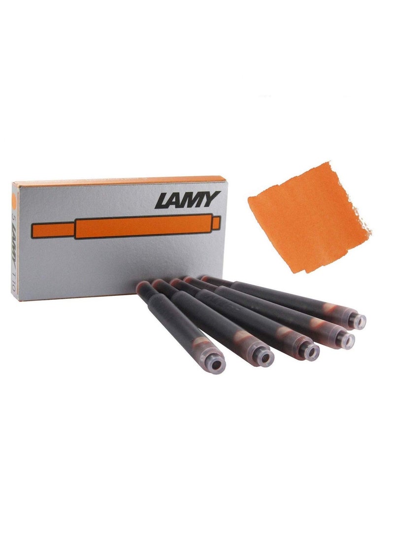 LAMY 5-Piece Fountain Ink Pen Cartridge Bronze  - Image 1