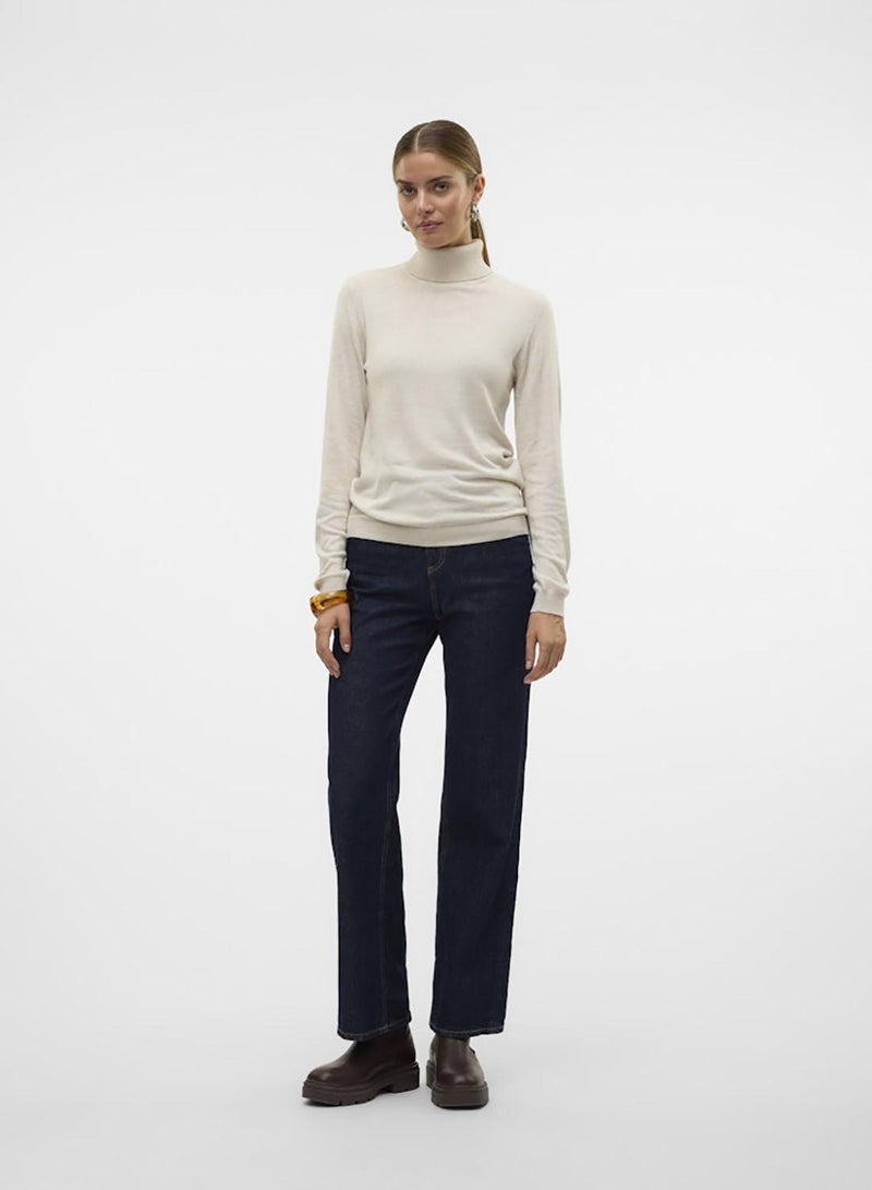 VERO MODA Vmiris Ls Rollneck Pullover Ga Noos - Image 4