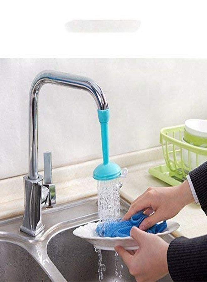 Neysa 360 Degree Rotation Silicone Rubber Flexible Tap Extension Water Faucet Sprayer (Multicolour) - Image 5
