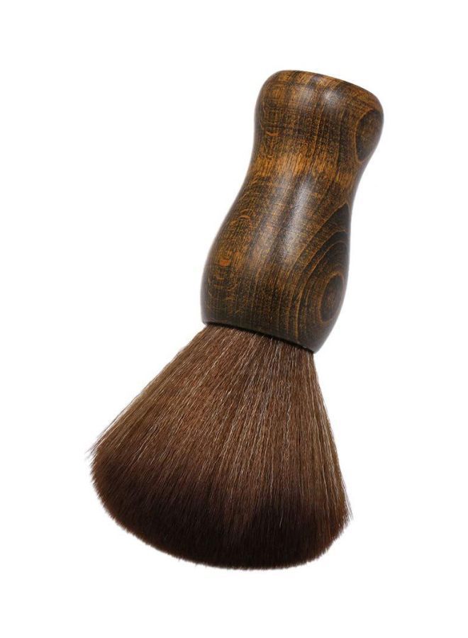 NIBEMINENT Soft Barber Neck Face Duster Brush Brown - Image 2