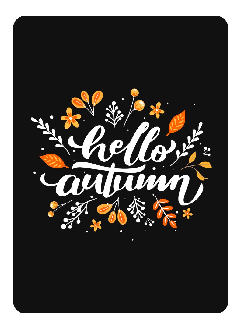 Theodor Protective Flip Case For Samsung Galaxy Tab S9 Plus With Trifold Stand Auto Wake Sleep Shockproof Cover Hello Autumn - Image 1