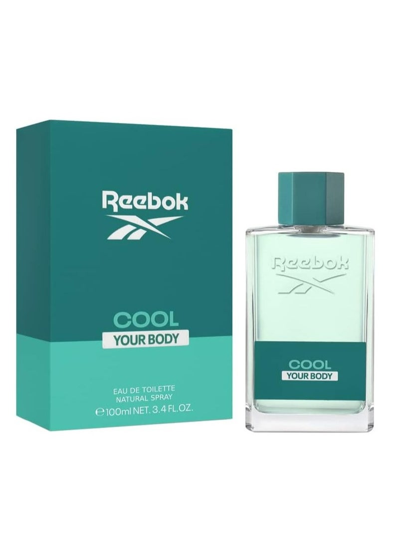 Reebok Cool Your Body Perfumes Men's Eau de Toilette 100 ml - Image 2