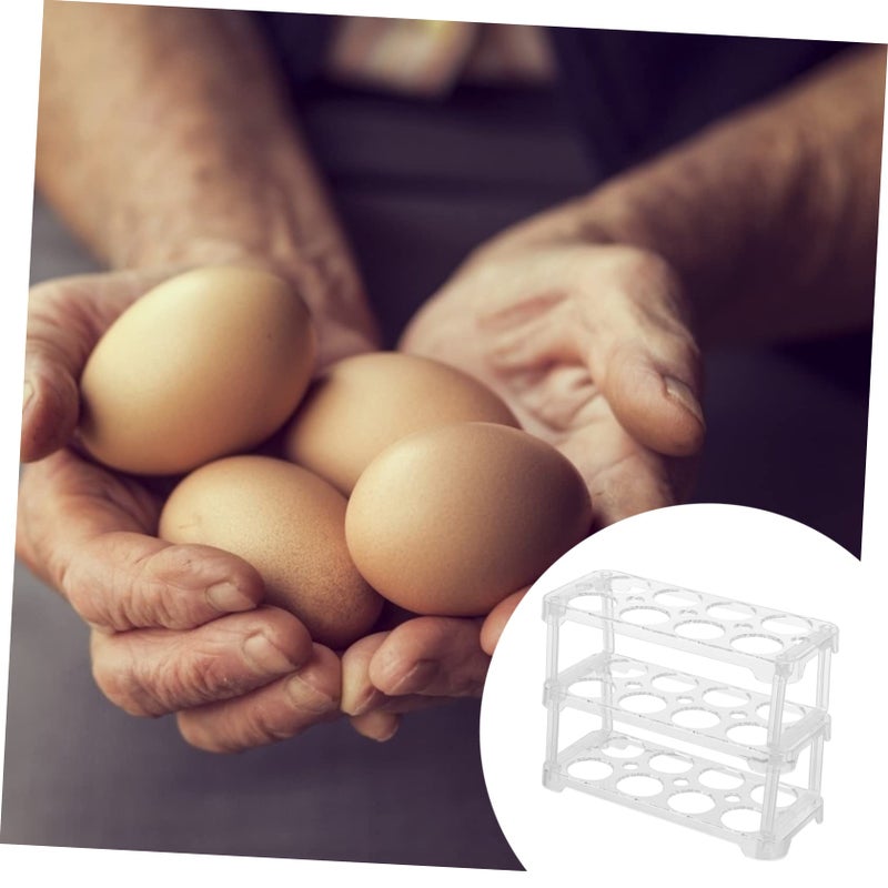 Stackable Egg Storage Container 22 3X16 2X10 1CM Space Saving Design For Refrigerator - Image 5
