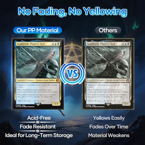Mlikero 1000 Counts Black Card Sleeves, Matte Card Sleeve Deck Card Protectors, Trading Card Sleeves Fit for MTG, TCG and Sports Cards - Image 3