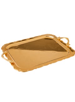 Dania A set of heavy metal trays in three different sizes with modern designs and engravings  - Image 2