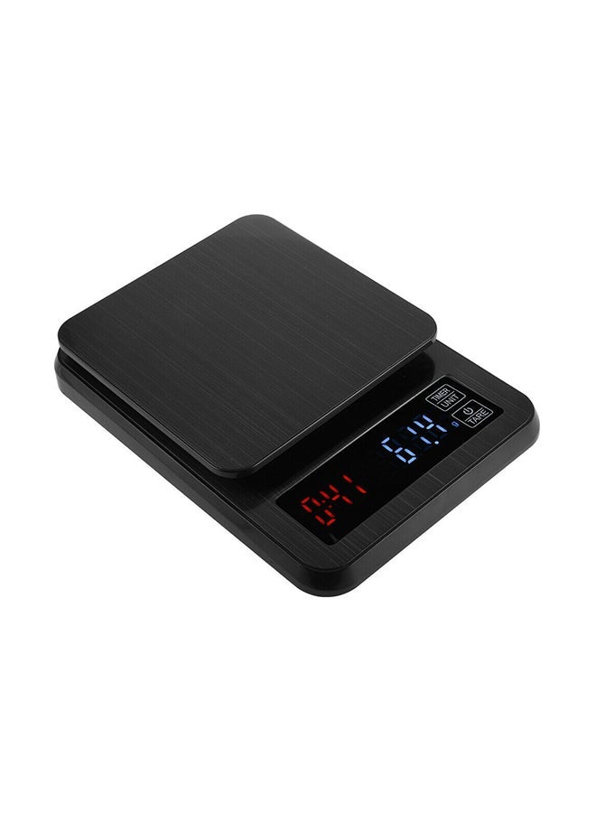NIBEMINENT Electronic Digital Weighing Scale Black 18centimeter - Image 2