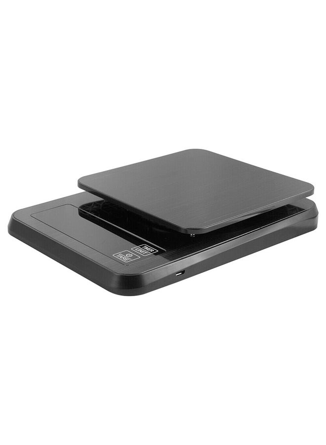 NIBEMINENT Electronic Digital Weighing Scale Black 18centimeter - Image 3