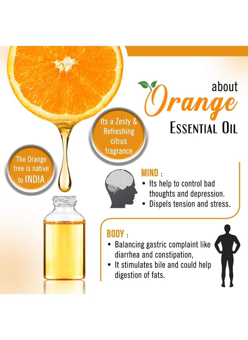 KEYA SETH AROMATHERAPY, DEVICE OF DROP Keya Seth Aromatherapy Skin Defence Orange Body Oil Skin Lightening Rejuvenating NonSticky for Daily Use After Bath Massage Oil Enriched with Orange Vitamin C 200ml  - Image 3