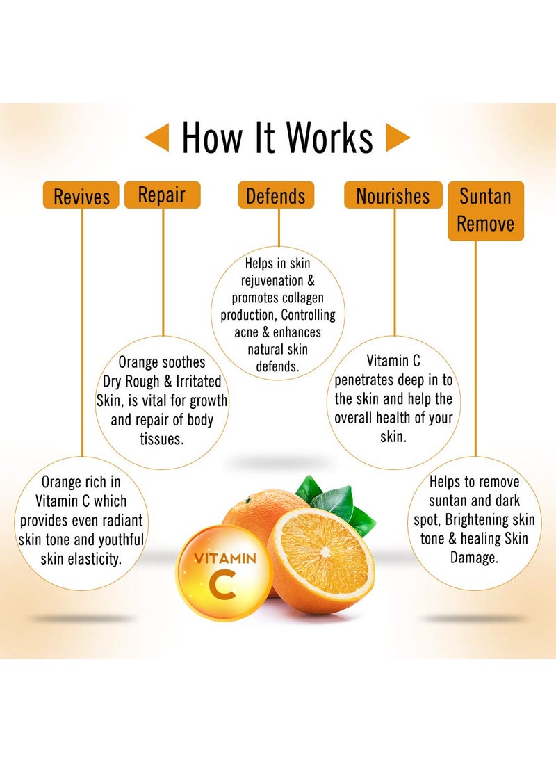KEYA SETH AROMATHERAPY, DEVICE OF DROP Keya Seth Aromatherapy Skin Defence Orange Body Oil Skin Lightening Rejuvenating NonSticky for Daily Use After Bath Massage Oil Enriched with Orange Vitamin C 200ml  - Image 4