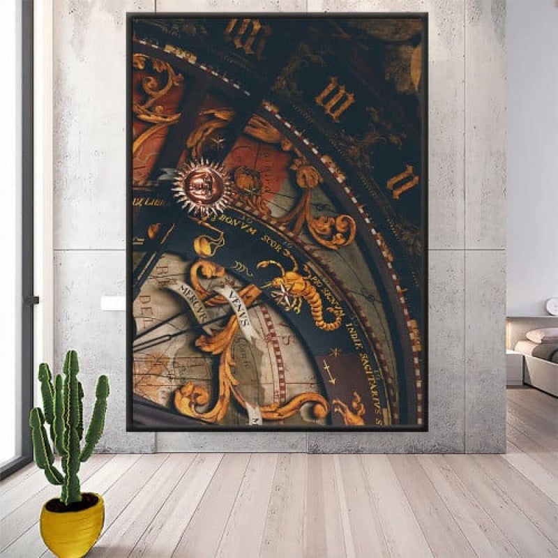 Marktna Modern design canvas painting with a hollow frame, size (50×70), one piece - Image 1