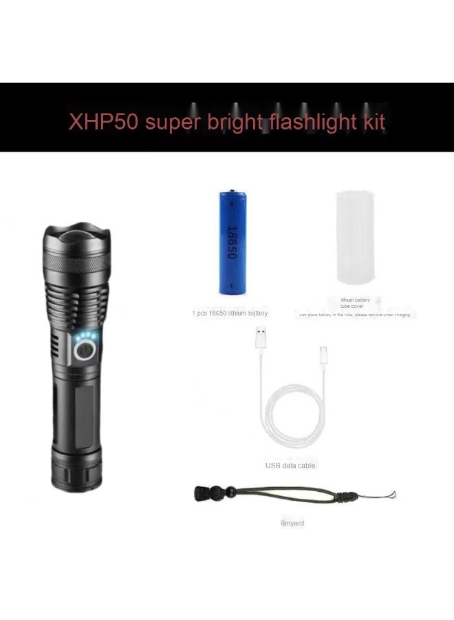 NIBEMINENT P90 Powerful 4-Core LED Flashlight