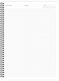 Le Color A5 Notebook Square 200 Pages Turquoise Tranz  - Image 2
