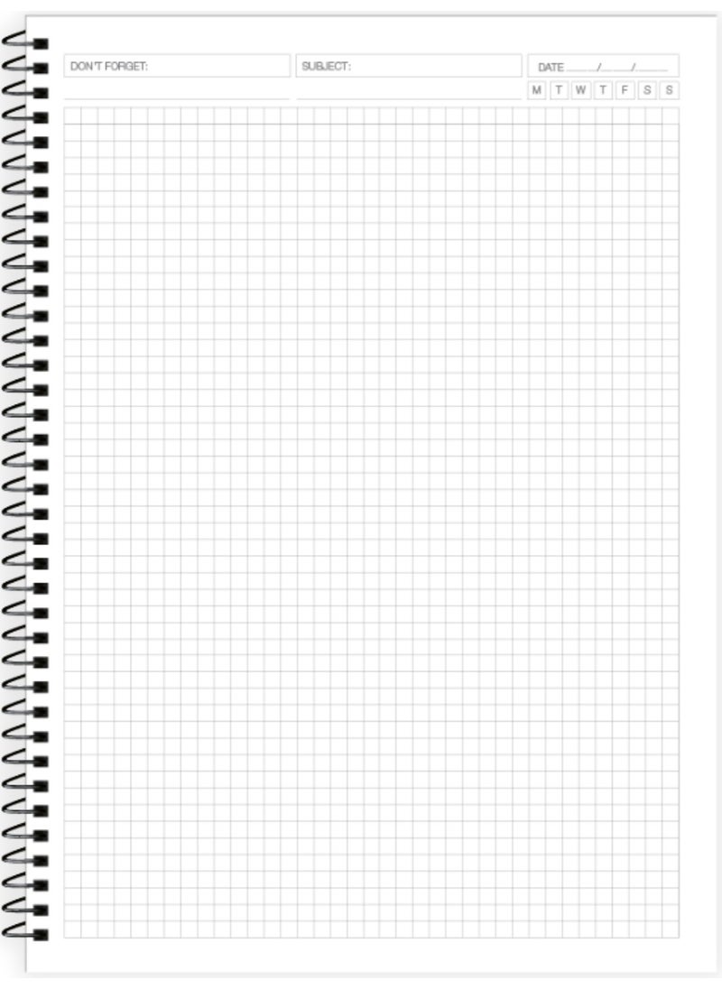 Le Color - A5 Notebook Square 200 Pages Turquoise Tranz - Image 1