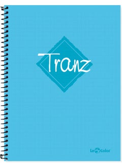 Le Color A5 Notebook Square 200 Pages Turquoise Tranz  - Image 1