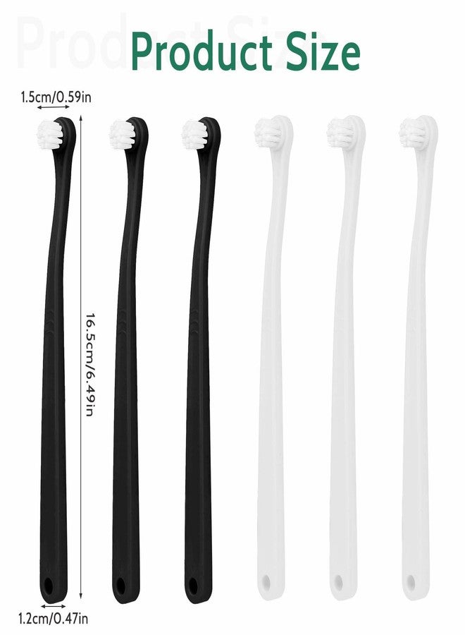 salbsever 6Pcs Small Dog & Cat Toothbrush Kit - Soft Mini Brushes, Travel Portable, Deep Clean for Puppy, Kitten & Small Dog - Image 2