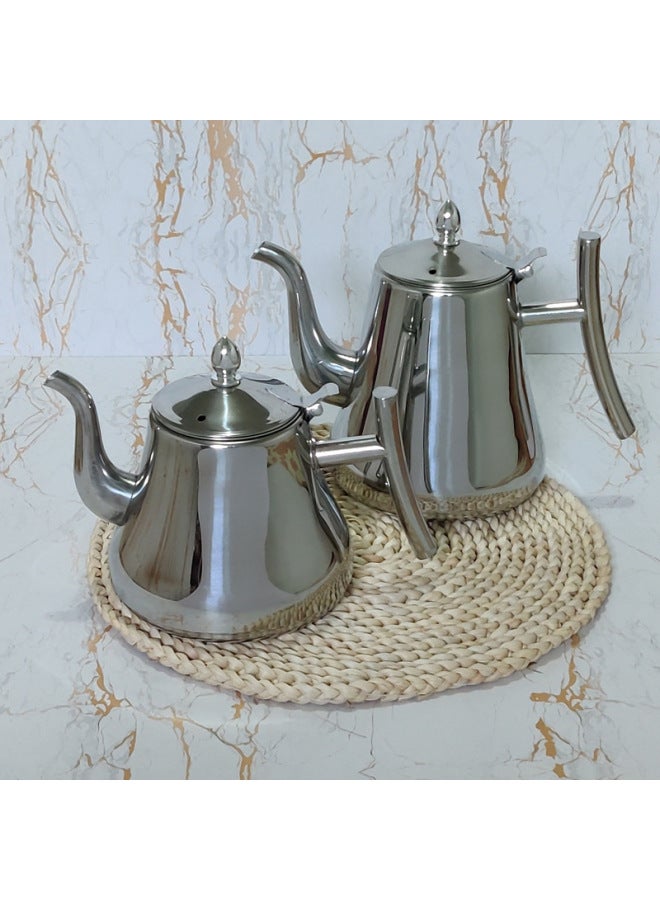 Thickened Stainless Steel Casper Pot With Strainer Teapot Cold Kettle Household Kettle Restaurant Restaurant Special Wholesale-Capacity:2.4L(48 PCs/box) - Image 4
