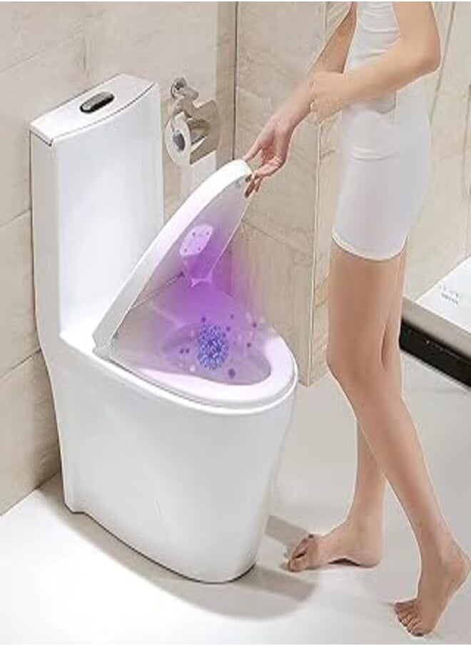 Generic - Smart UV Toilet Sanitizer with Built-in Night Light, Automatic Turn On and Off UV Toilet Sanitizer, Rechargeable Toilet Disinfection Tool - Image 1
