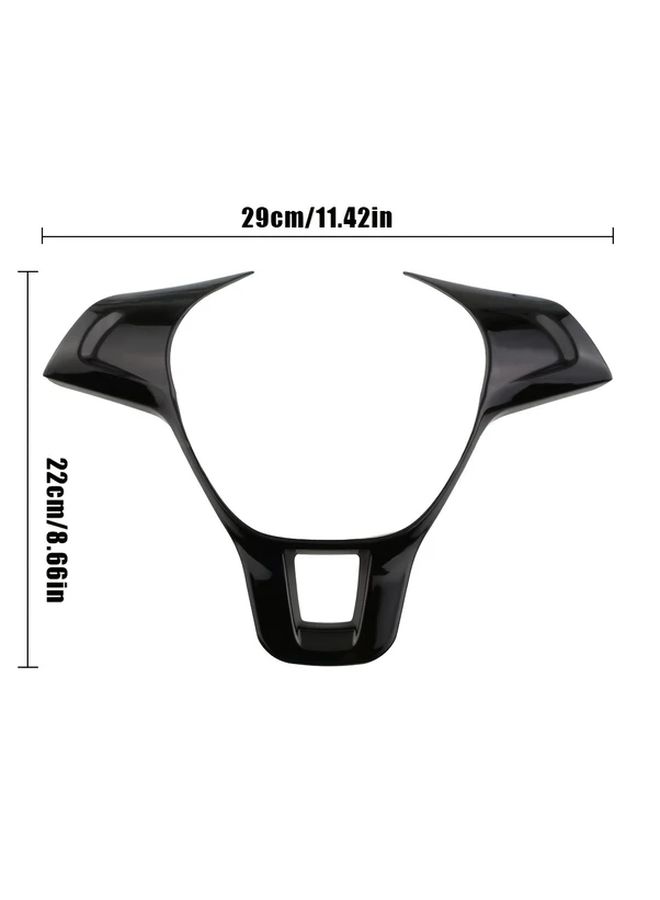 Matte Slivery Sequin Steering Wheel Panel Cover For Golf 7 GTI MK7 Carbon Fiber Car Interior Accessory - Image 2