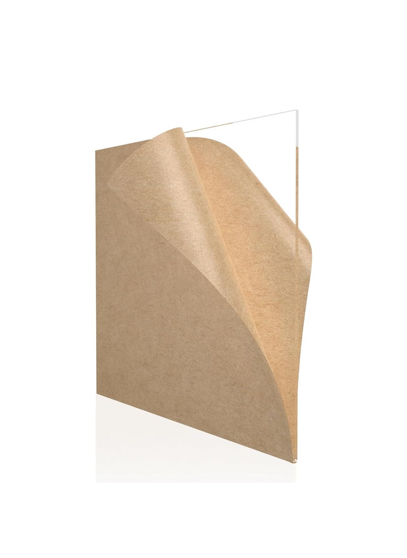 G Gojeeva GOJEEVA Premium Acrylic Sheet 12X12 Inch Pack of 1 pc for Glass Painting High Glossy Transparent Sheet for home decoration DIY Plexiglass Sheet for home decoration 3mm 12X12 TransparentClear 