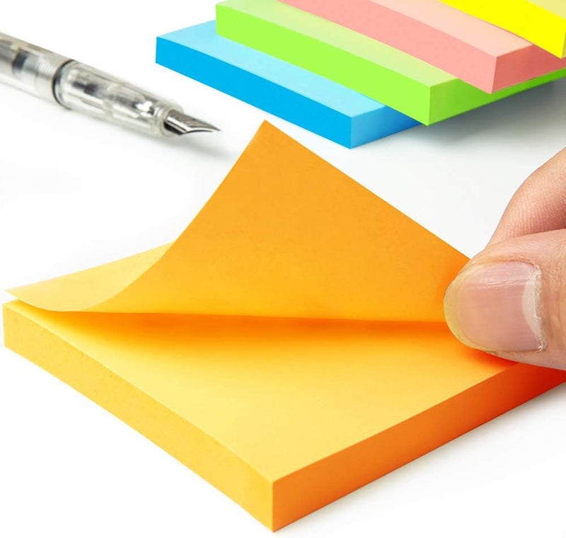 Phthdoty 24 Pads Pop Up Sticky Notes 3x3 Refills Bright Colors Self-Stick Notes Pads Super Adhesive Sticky Notes Great Value Pack - Image 5