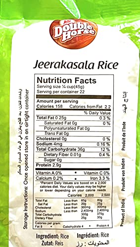 Double Horse Jeerakasala Rice  1 Kgs - Image 5