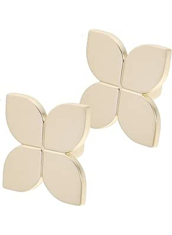Brushed Metal Cabinet Pulls and Knobs Set of 2 Single Hole for Kitchen and Bathroom - Image 1