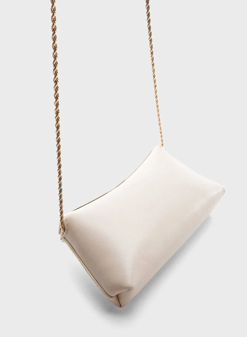 MANGO Chain Strap Crossbody