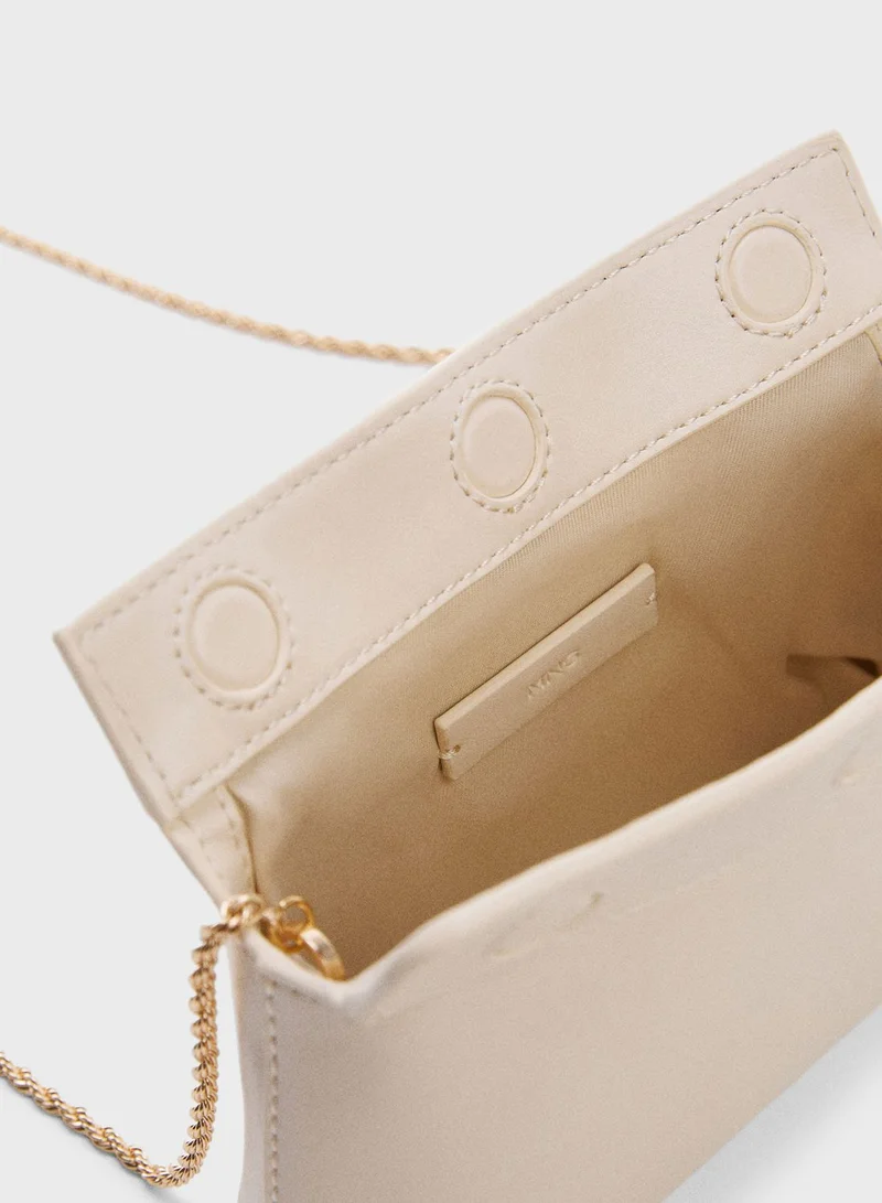 MANGO Chain Strap Crossbody