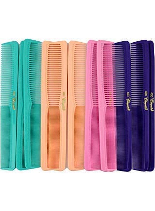 Krest 7 inch All Purpose Hair Comb. Hair Cutting Combs. Barber’s & Hairstylist Combs. Fresh Mix 12 Units.
